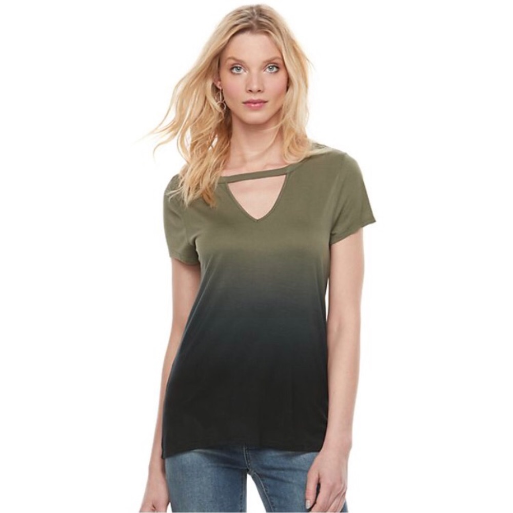 NWOT Rock & Republic Ombré Tee Shirt